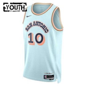 NBA San Antonio Spurs Trikot Jeremy Sochan Nike 2024-25 City Edition Blau Swingman - Kinder